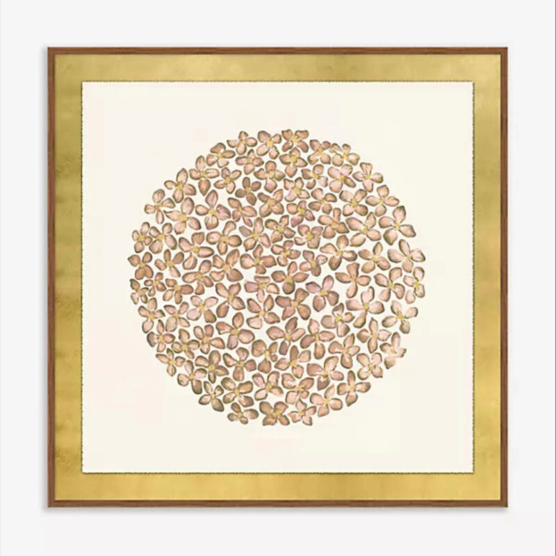 Anthropologie Fleeting Petals 2 Wall Art