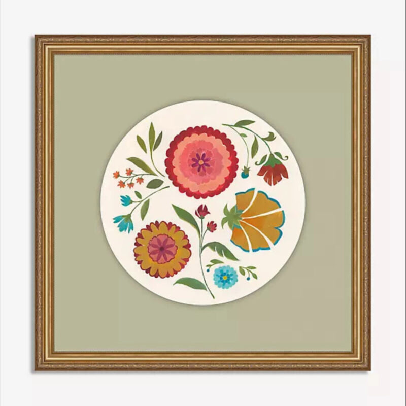 Anthropologie Floral Colors Wall Art