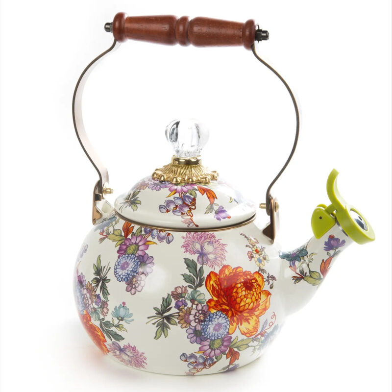 Flower Market Whistling Tea Kettle