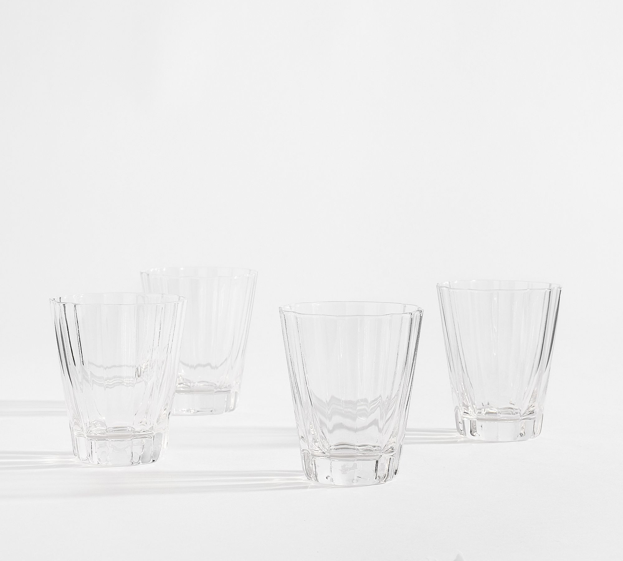 Fluted Tumblers - Set of 4