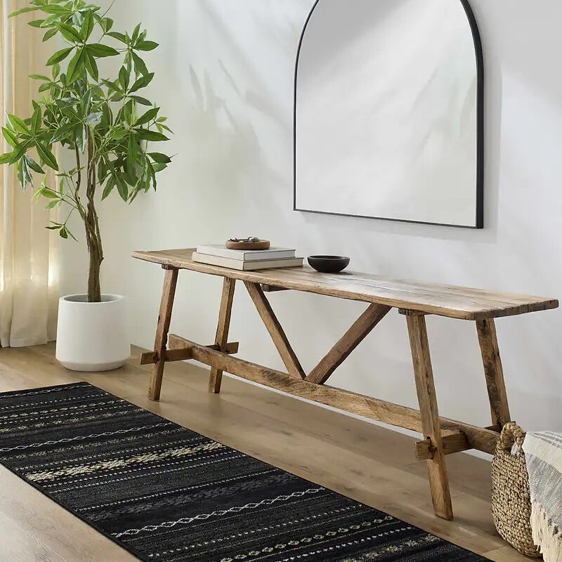 Fogertown Black Western Rug