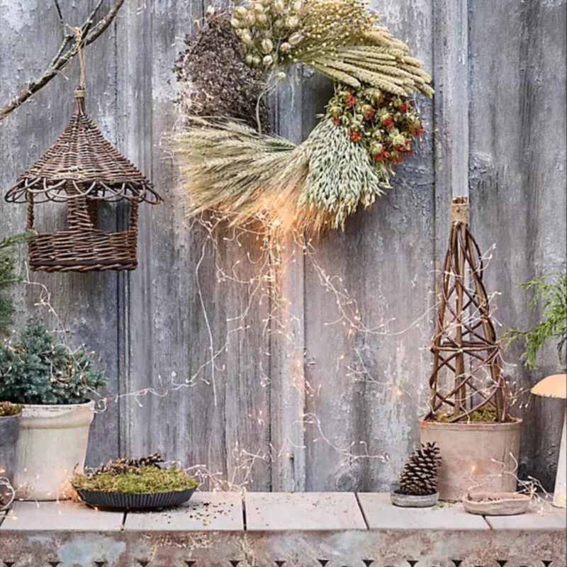 For the Birds Feeder + Nesting Wreath