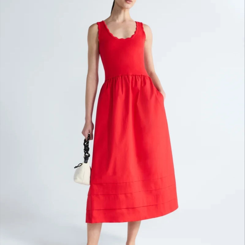 Free Assembly Women's and Women's Plus U-Neck Mixy Dress, Sizes XS-4X