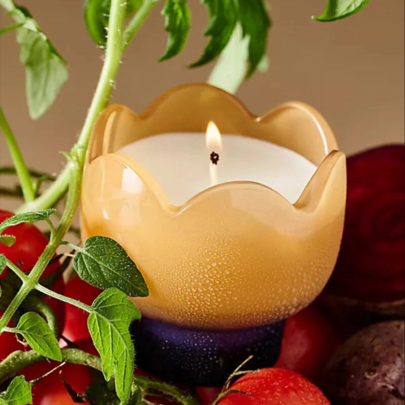 Fresh Garden Grove Glass Candle