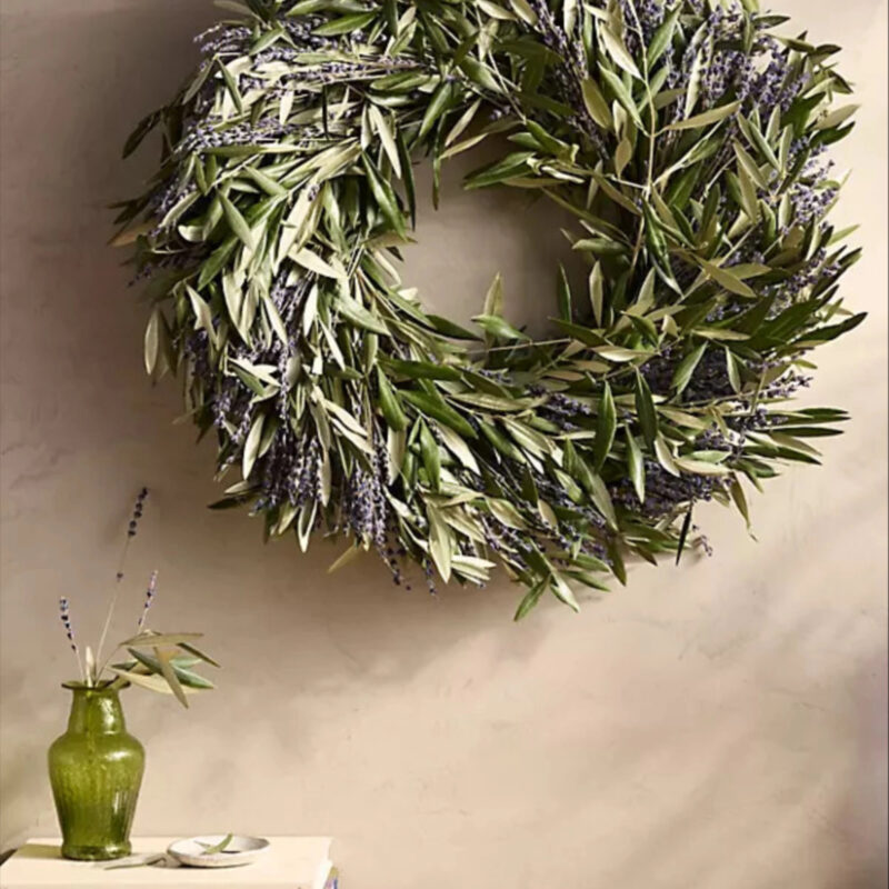 Fresh Lavender + Olive Wreath