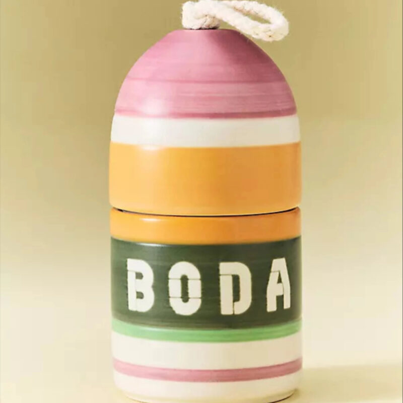 Fresh Ocean Waves & Bergamot Ceramic Buoy Candle