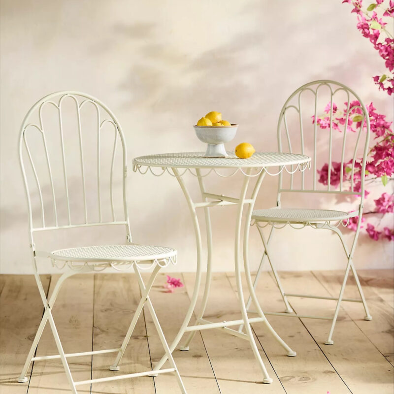 Garden Bistro Table + Chairs Set