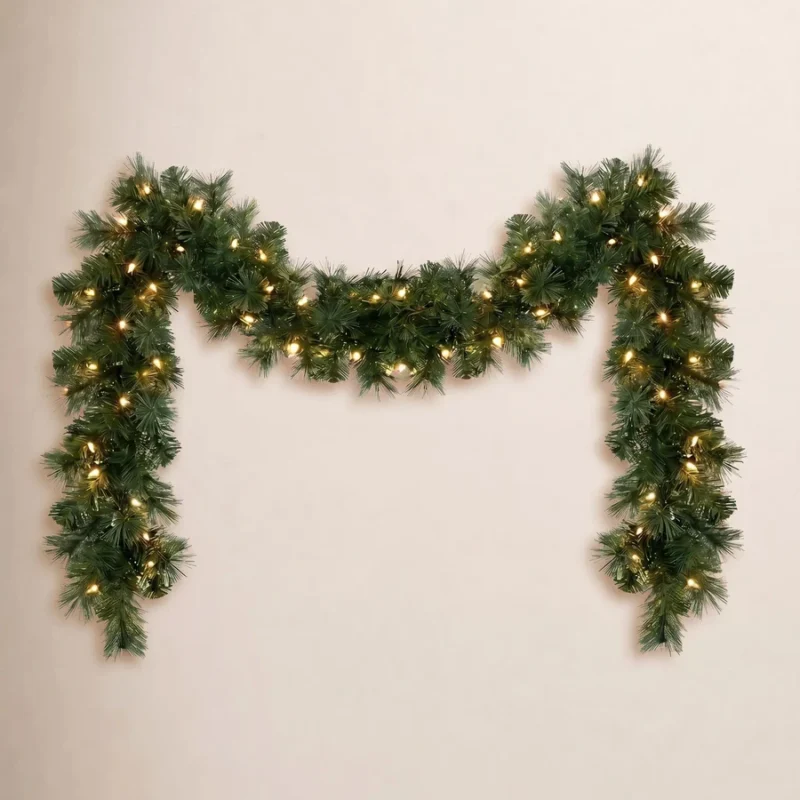Kalab 108" Pre-Lit Christmas Garland