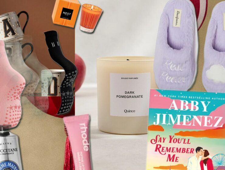 A layered collage of affordable gifts from the Señora Era Holiday Gift Guide