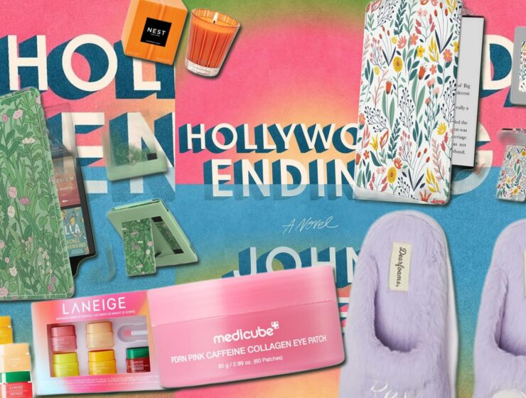 A layered collage of gifts under $25 from Gifts for Friends Under $40