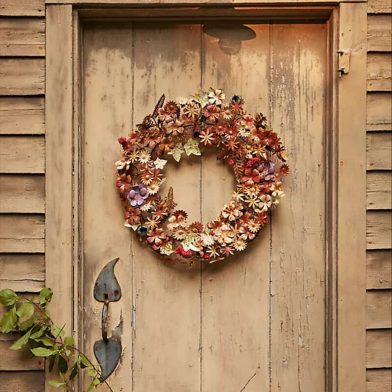 Gilded Botanicals Iron + Velvet Wreath