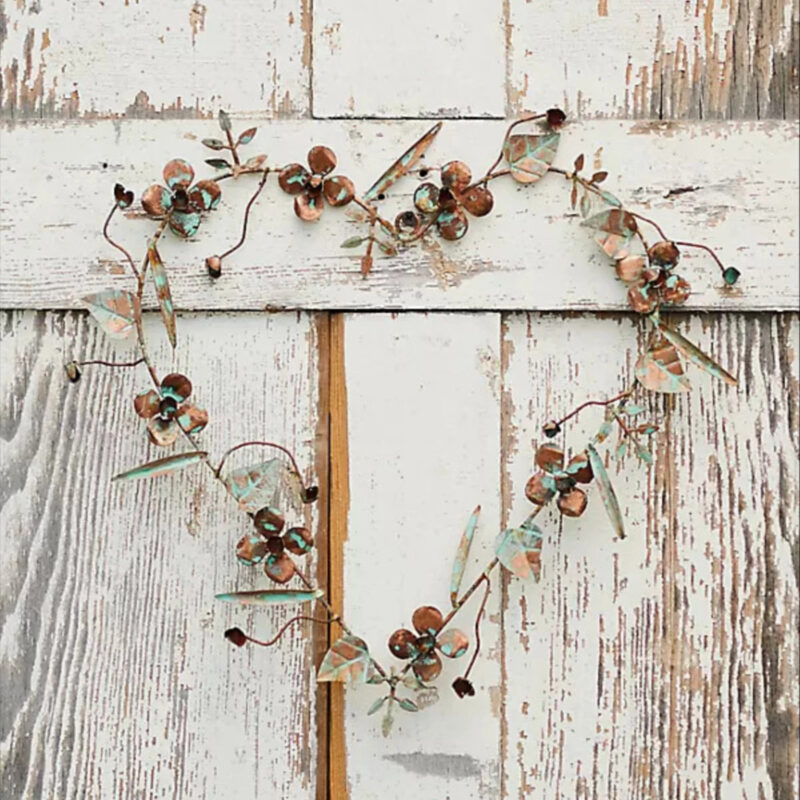 Gilded Botanicals Iron Heart Wreath