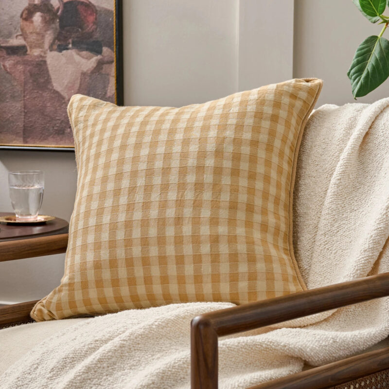Gingham Large Pillow
