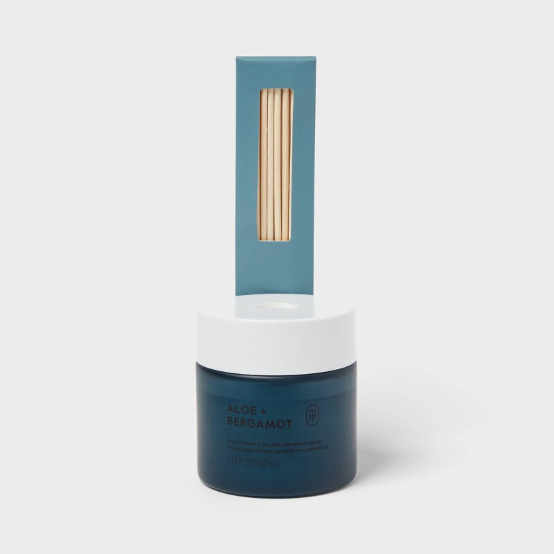 Glass Reed Diffuser Aloe and Bergamot 3.38 fl oz - Threshold™