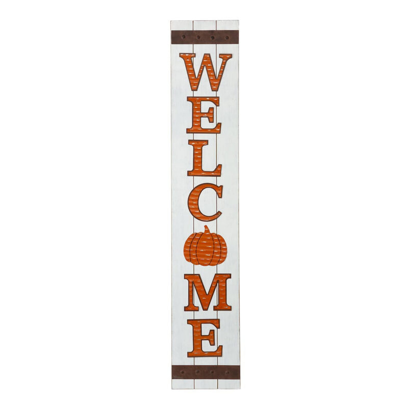 Glitzhome® 42" Fall Wooden Welcome Porch Sign