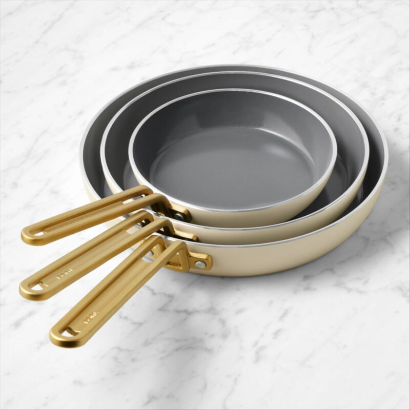 Williams Sonoma GreenPan™ Stanley Tucci™  Ceramic Nonstick Fry Pans, Set of 3
