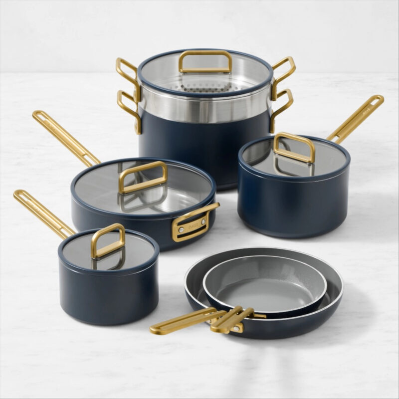 Williams Sonoma GreenPan™ Stanley Tucci™ Ceramic Nonstick 11-Piece Cookware Set