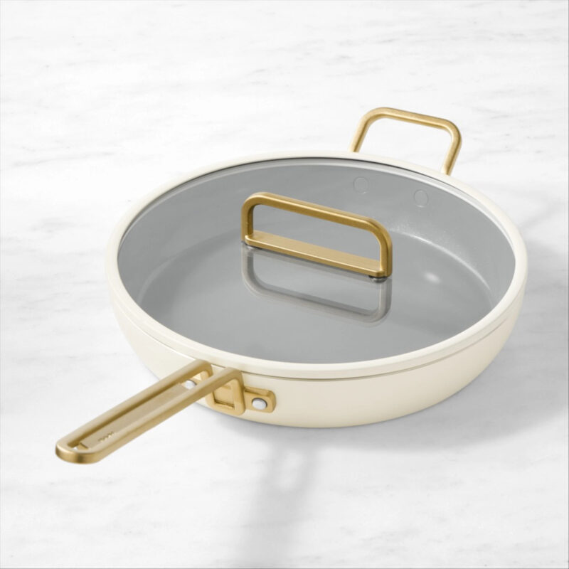 Williams Sonoma GreenPan™ Stanley Tucci™ Ceramic Nonstick Fry Pan with Lid, 12"