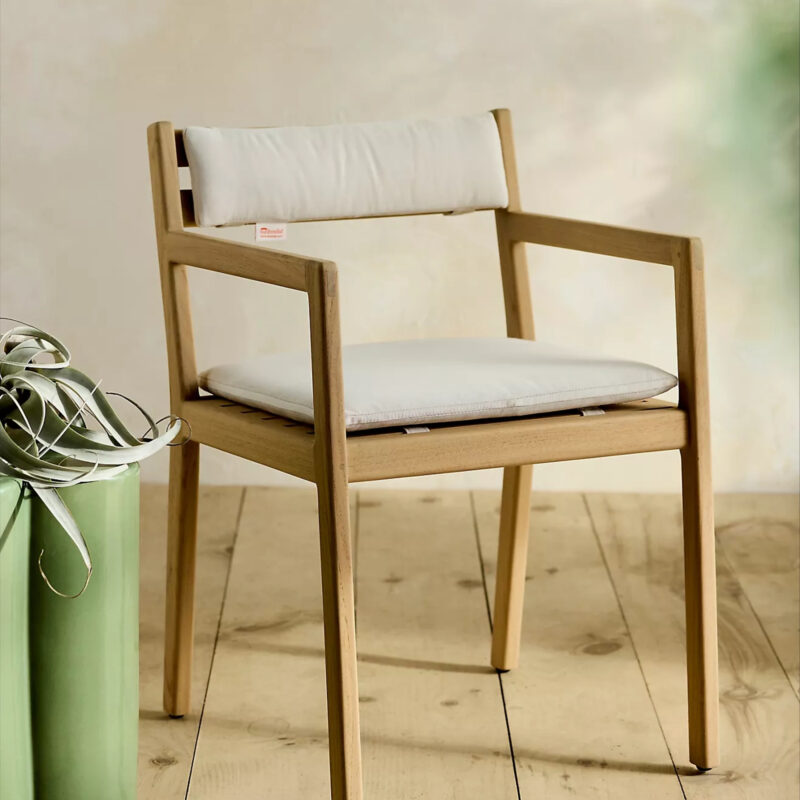 Grove Teak Dining Armchairs, Set of 2