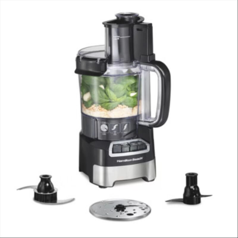 Hamilton Beach 12 Cup Stack and Snap Food Processor