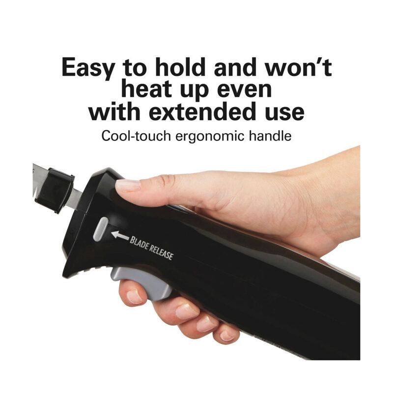 Hamilton Beach Electric Knife Carving Set Black - 74277: Turkey Carving Knife with Carving Fork, ...