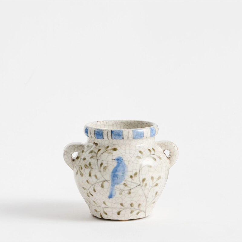 Handcrafted Bird Print Ceramic Collection