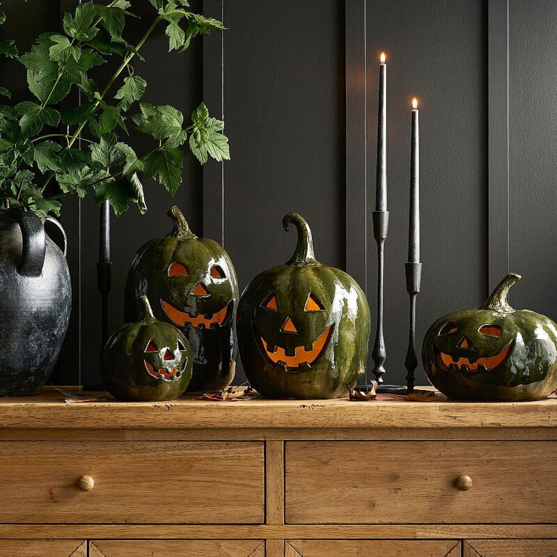 Handmade Terracotta Jack O' Lantern