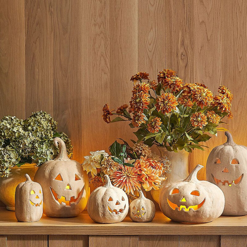 Handmade Terracotta Jack O' Lantern