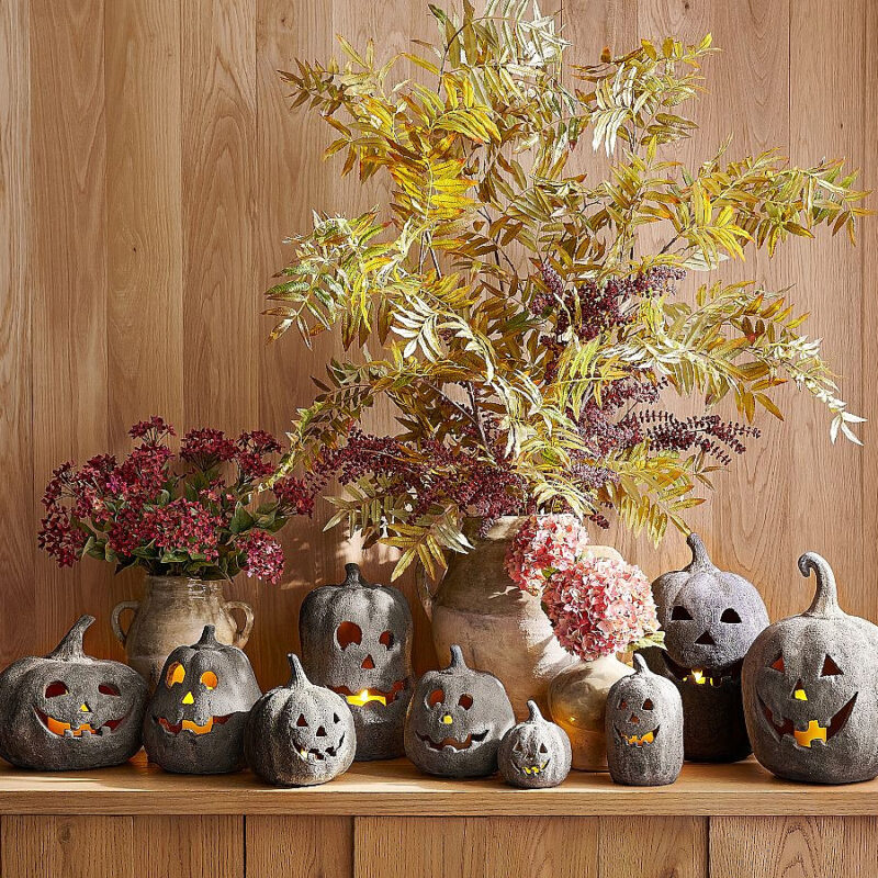 Handmade Terracotta Jack O' Lantern