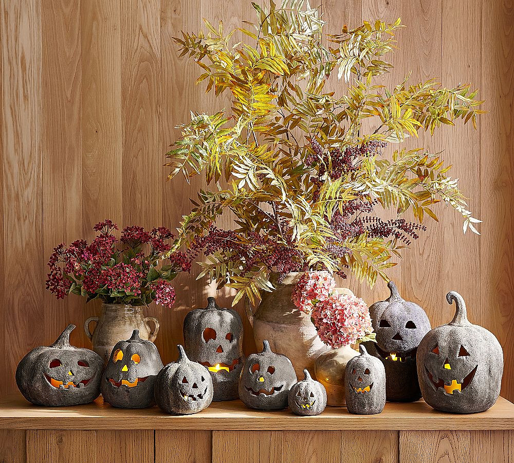 Handmade Terracotta Jack O' Lantern