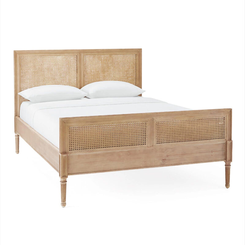 Serena & Lily Harbour Cane Bed with Footboard