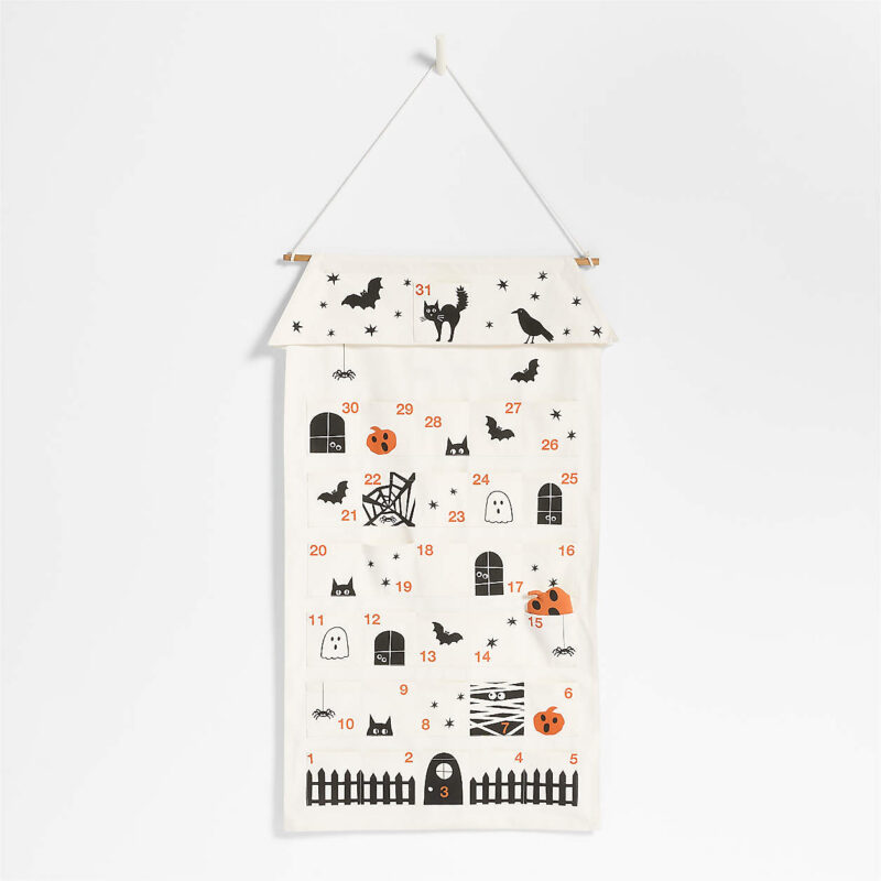 Haunted House Halloween Kids Countdown Calendar by Joan Anderson + Reviews | Crate & Kids