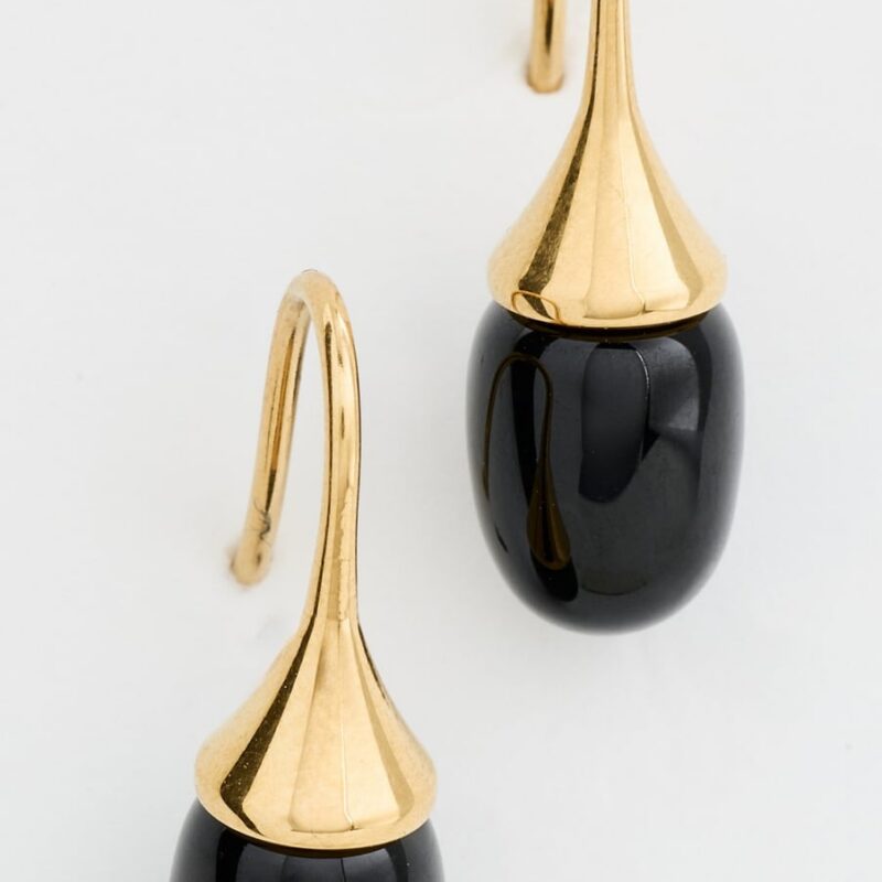 Heaven Mayhem Odette Earrings Black/Gold One Size