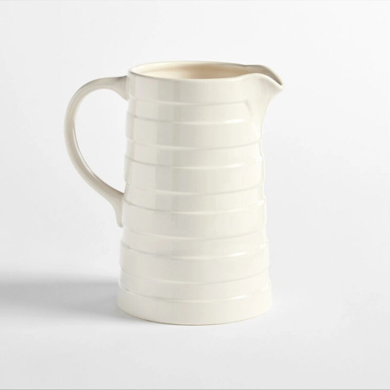 Heirloom Stoneware Pitcher - White