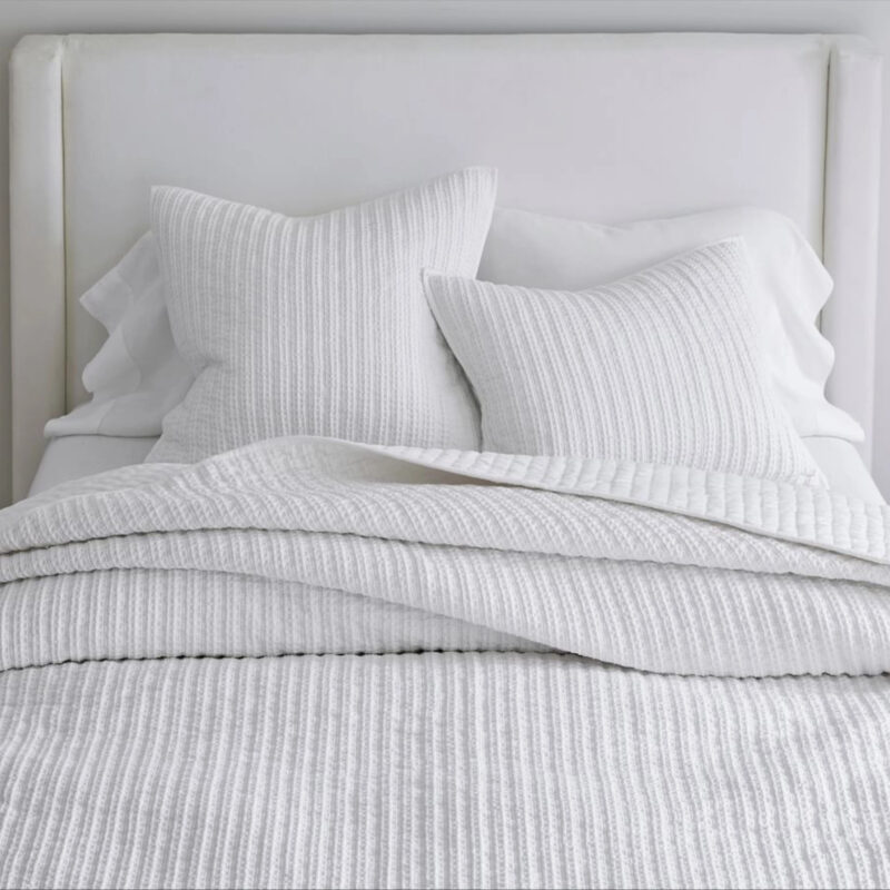 Honeycomb Quilt, White, King/Cal. King