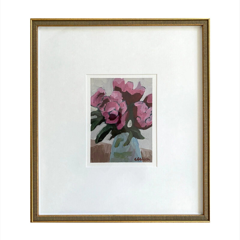 Serena & Lily Hot Pink Peony No. 2 by Caroline Creson