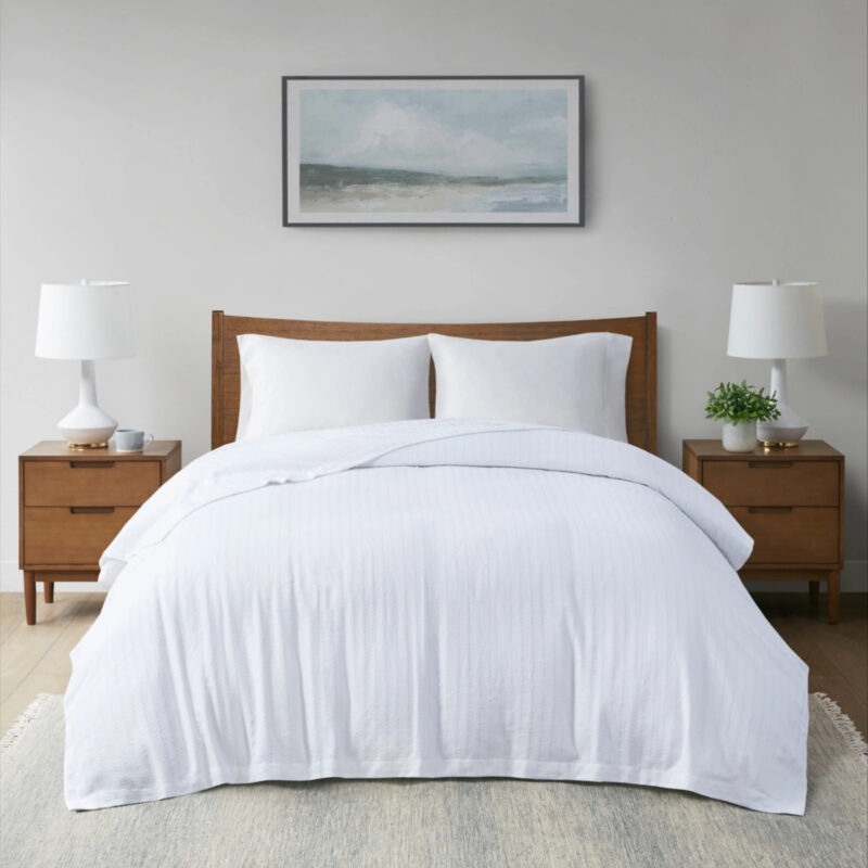 Hotel Collection 100% Egyptian Cotton Blanket, Twin, Exclusively at Macy's - White