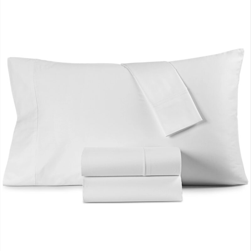 Hotel Collection 525 Thread Count Egyptian Cotton 4-Pc. Sheet Set, Full, Exclusively at Macy's - White