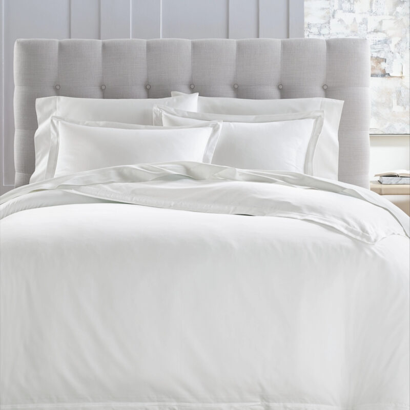 Hotel Collection 525-Thread Count Egyptian Cotton 3-Pc. Duvet Cover Set, Full/Queen, Exclusively at Macy's - Fresh White