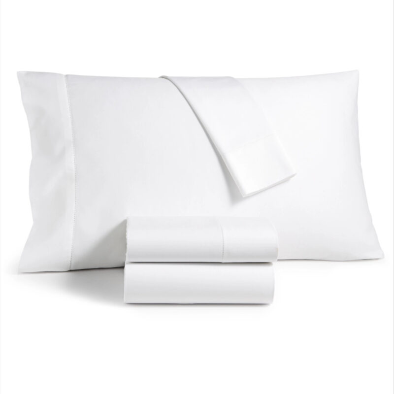 Hotel Collection 680 Thread Count 100% Supima Cotton Sheet Set, Twin, Exclusively at Macy's - White