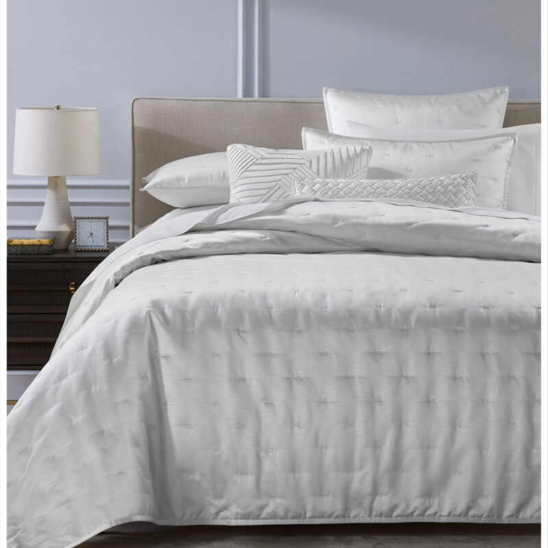 Hotel Collection Glint 3-Pc. Coverlet Set, King, Exclusively at Macy's - White