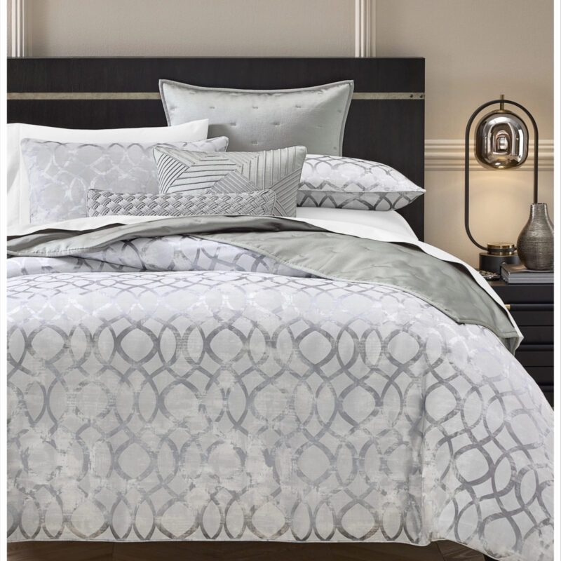 Hotel Collection Helix 3-Pc. Comforter Set, Full/Queen, Exclusively at Macy's - Slate