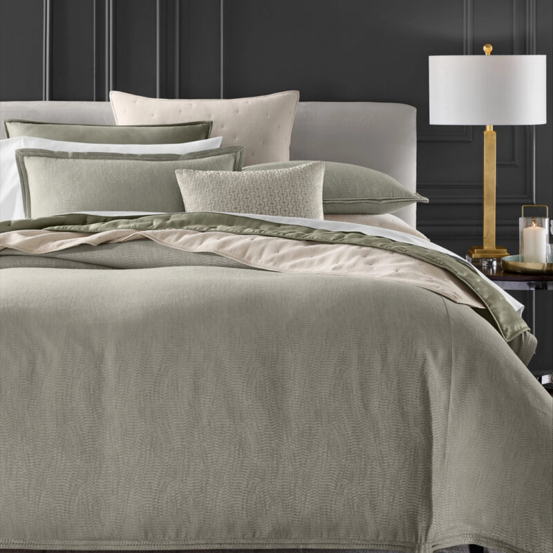 Hotel Collection Refraction Duvet Cover Set, Full/Queen, Exclusively at Macy's - Dusty Agate
