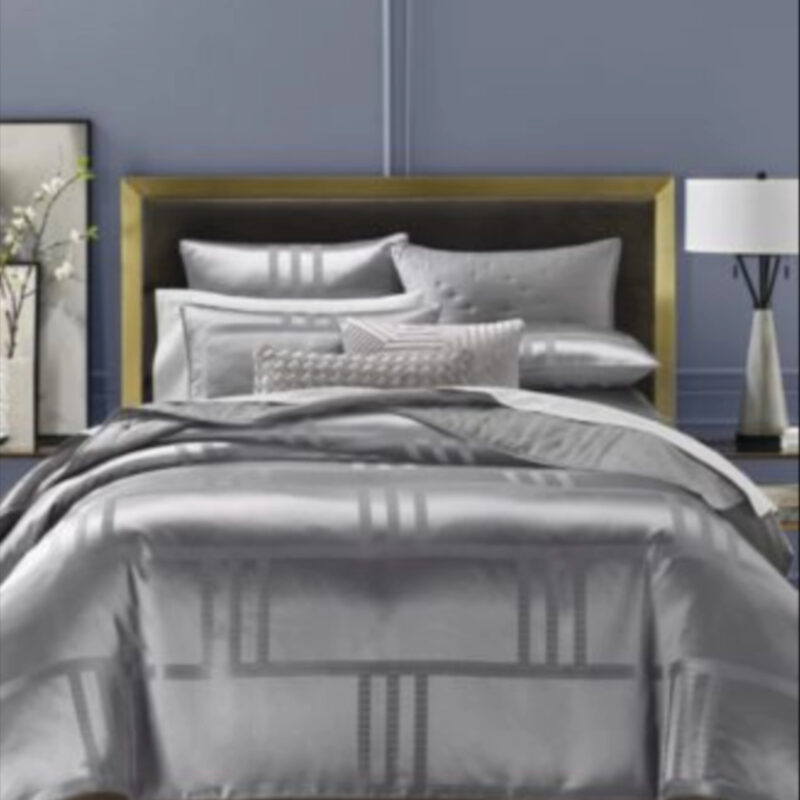 Hotel Collection Structure Charcoal Duvet Cover Set