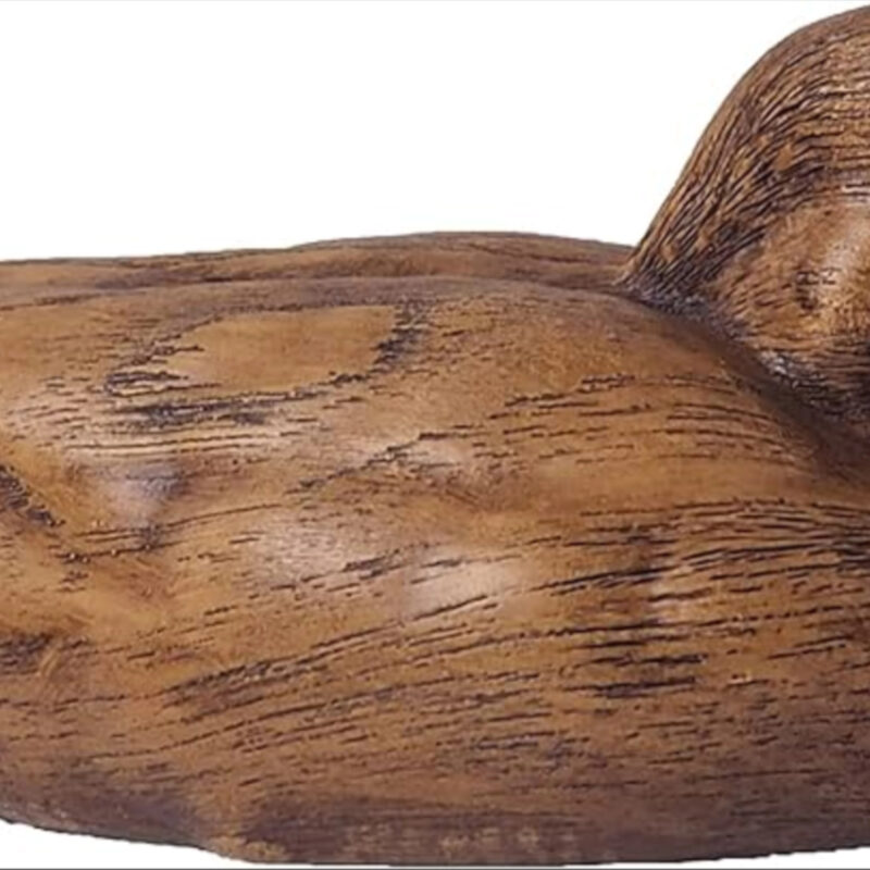 Hymmah Wooden Texture Duck Home Decor Statue Rustic Home Decorations for Living Room, Boho Sculpt...