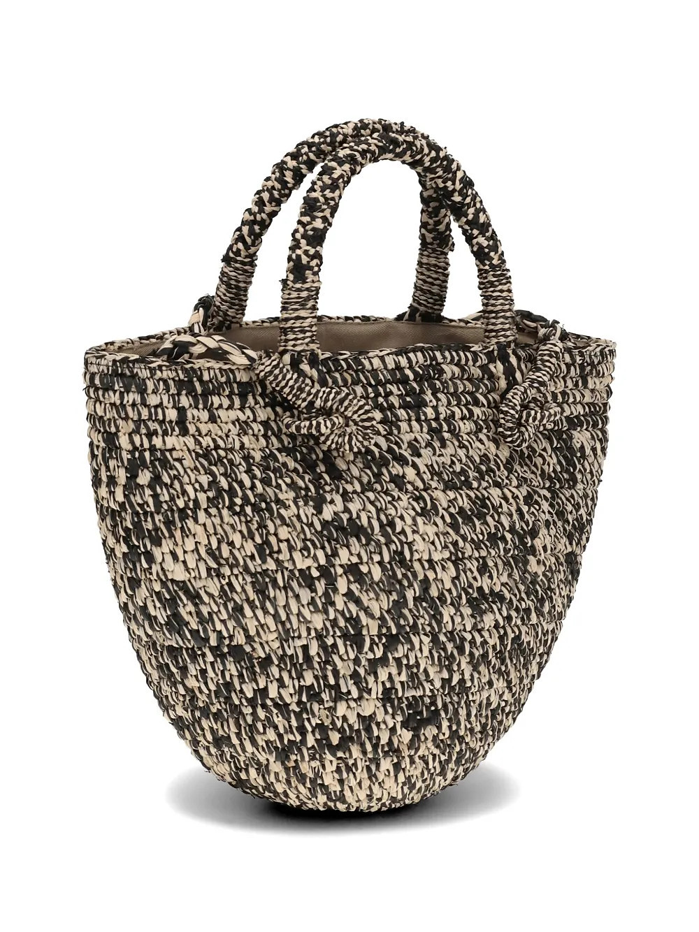 IBELIV Arona raffia bucket bag - Black