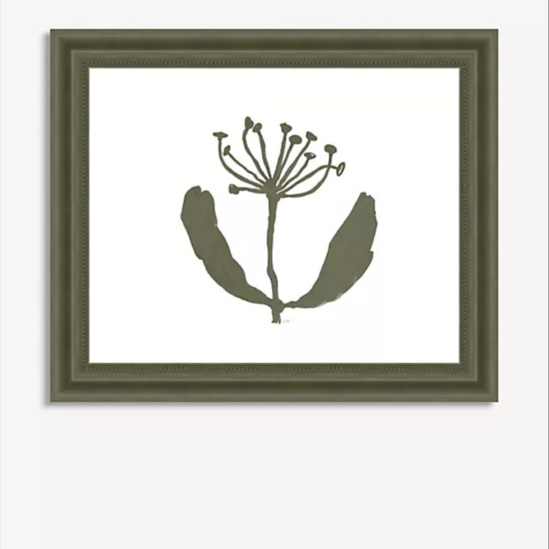 Anthropologie Ink + Petals Wall Art