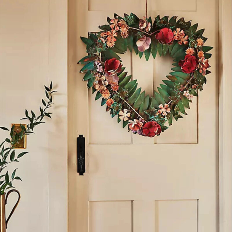 Iron Heart Leaf Wreath