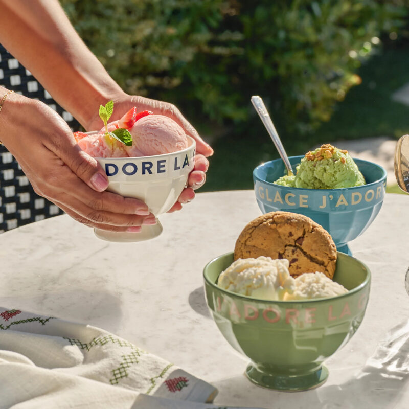 J’adore la Glace French Dessert Bowl magnolia