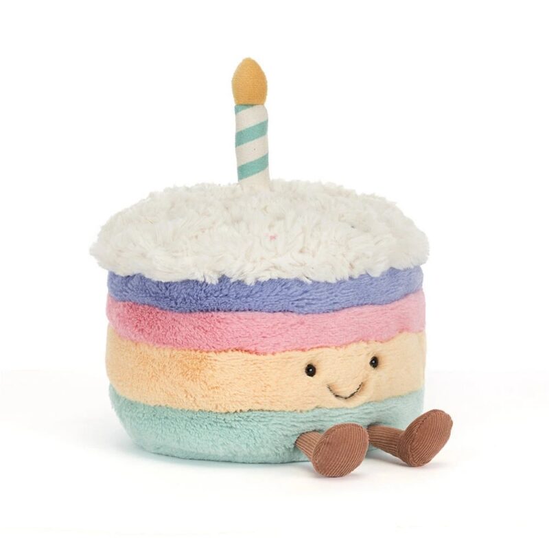 Jellycat Amuseables Rainbow Birthday Cake